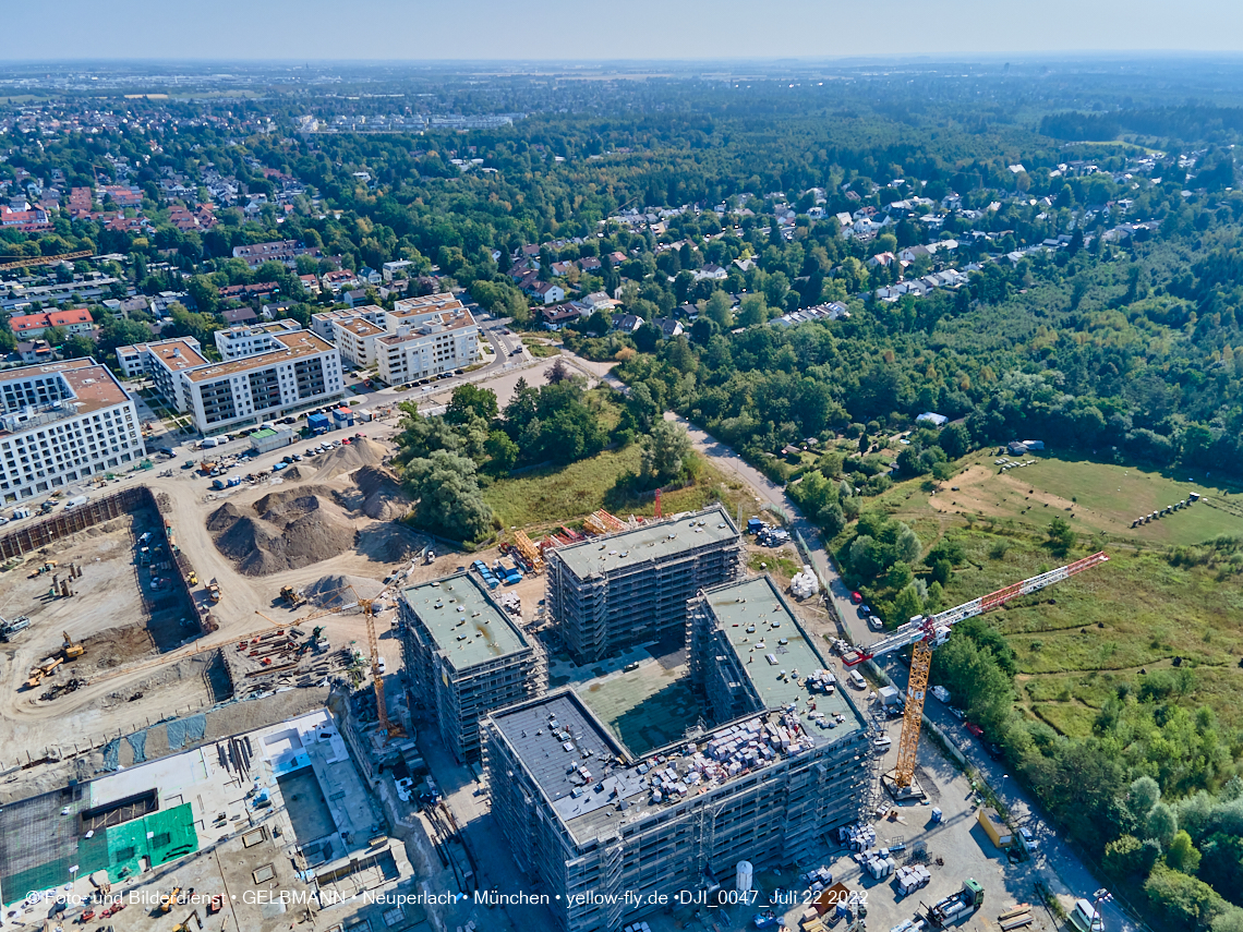 22.07.2022 - Baustelle Alexisqaurtier und Pandion Verde in Neuperlach